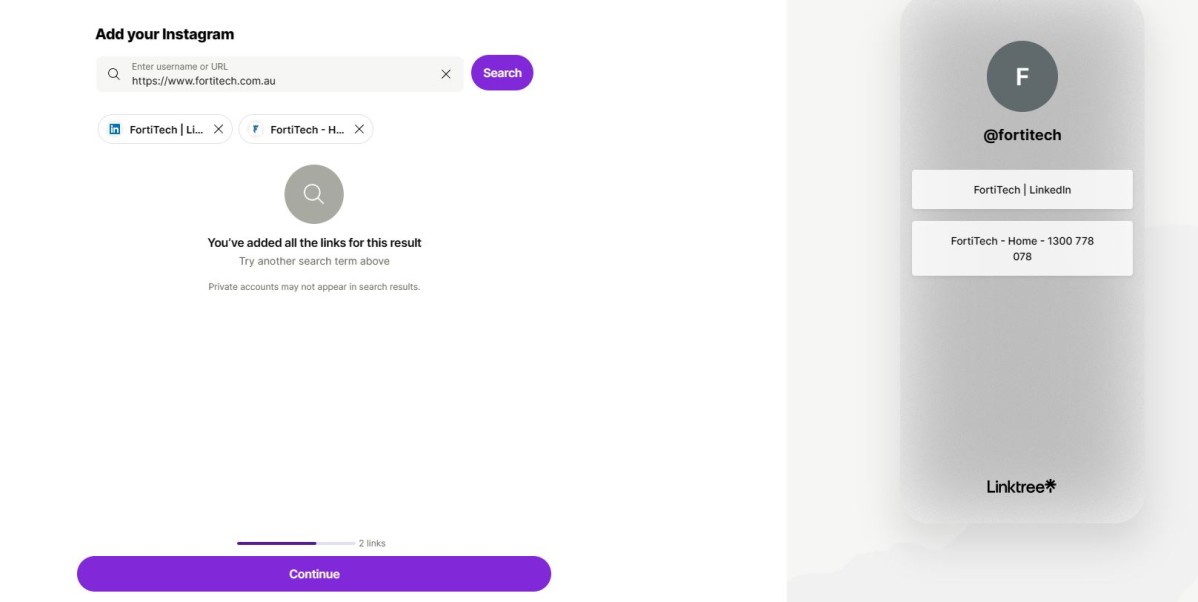 FortiTech - Tech Tips: Setting up Linktree for your business